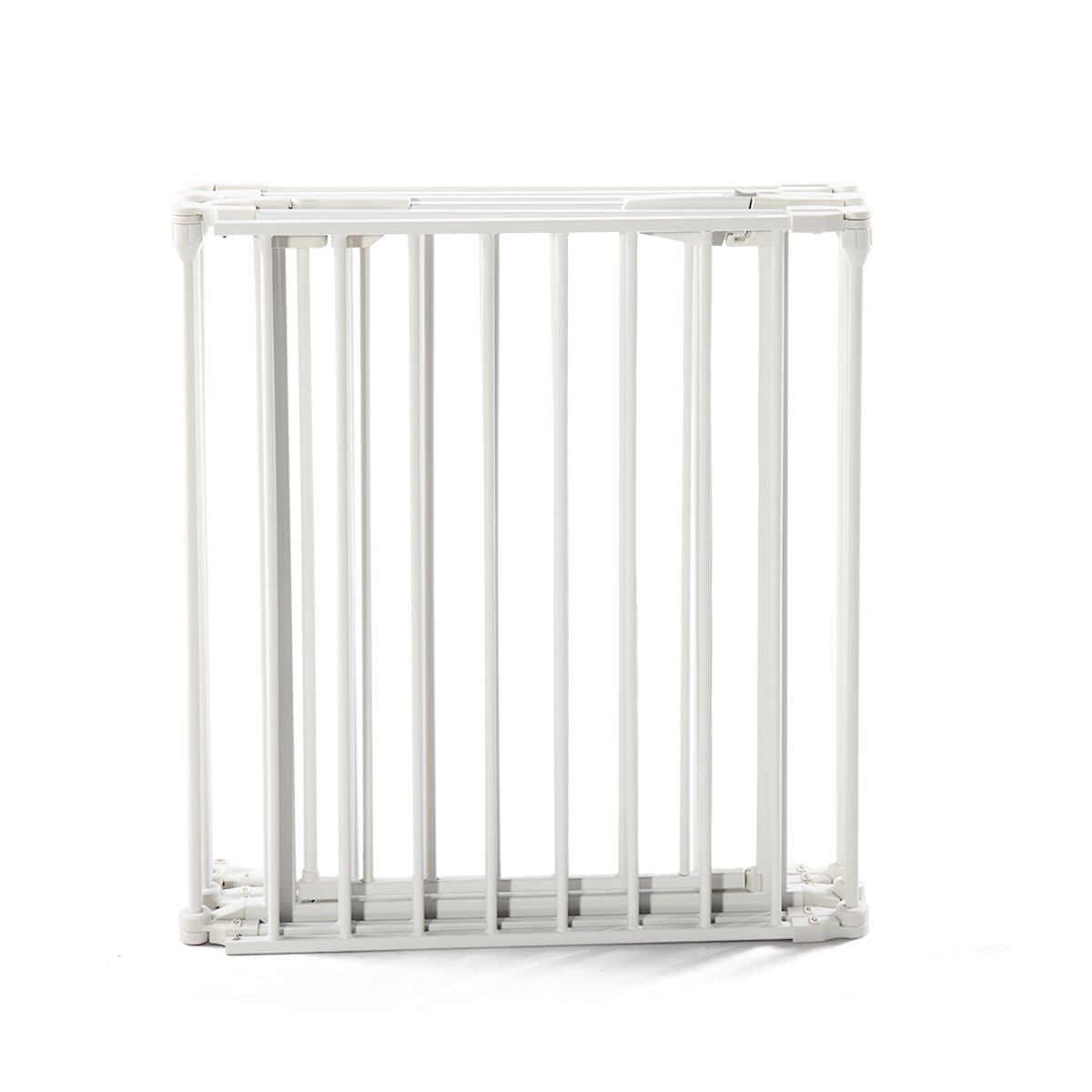 6Panel Metal Baby Playpen Fireplace Safety Fence w/ WalkThrough Door