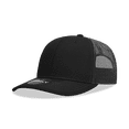 thumbnail image 1 of Decky 6031 6 Panel Mid Profile Structured Contra-Stitch Trucker-Black/Charcoal, 1 of 1