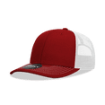 thumbnail image 1 of Decky 6031 6 Panel Mid Profile Structured Contra-Stitch Trucker-Cardinal/White, 1 of 1