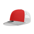 thumbnail image 1 of Decky 6031 6 Panel Mid Profile Structured Contra-Stitch Trucker-Heather Grey/Red/White, 1 of 1