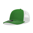 thumbnail image 1 of Decky 6031 6 Panel Mid Profile Structured Contra-Stitch Trucker-Kelly/White, 1 of 1