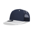 thumbnail image 1 of Decky 6031 6 Panel Mid Profile Structured Contra-Stitch Trucker-Navy/White/White, 1 of 1