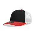 thumbnail image 1 of Decky 6031 6 Panel Mid Profile Structured Contra-Stitch Trucker-Red/Black/White, 1 of 1