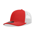 thumbnail image 1 of Decky 6031 6 Panel Mid Profile Structured Contra-Stitch Trucker-Red/White, 1 of 1
