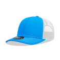 thumbnail image 1 of Decky 6031 6 Panel Mid Profile Structured Contra-Stitch Trucker-Sky/White, 1 of 1