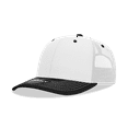 thumbnail image 1 of Decky 6031 6 Panel Mid Profile Structured Contra-Stitch Trucker-White/Black, 1 of 1
