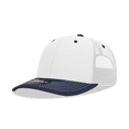 thumbnail image 1 of Decky 6031 6 Panel Mid Profile Structured Contra-Stitch Trucker-White/Navy, 1 of 1