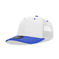 thumbnail image 1 of Decky 6031 6 Panel Mid Profile Structured Contra-Stitch Trucker-White/Royal, 1 of 1