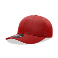 thumbnail image 1 of Decky 6022 6 Panel Mid Profile Structured Cotton Blend Cap-Red, 1 of 1