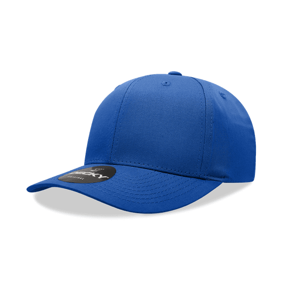 Decky 6022 6 Panel Mid Profile Structured Cotton Blend Cap-Royal
