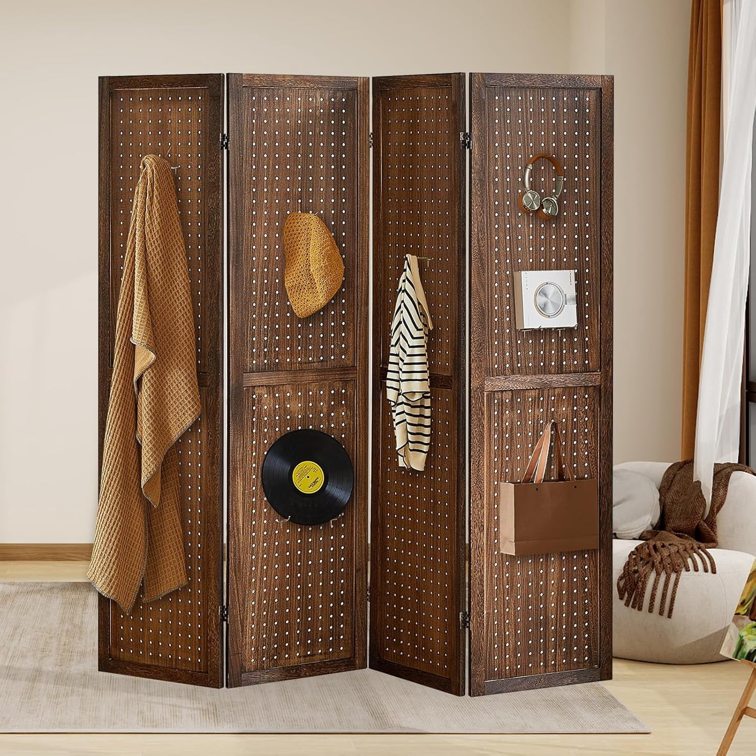 Room Divider With Hooks