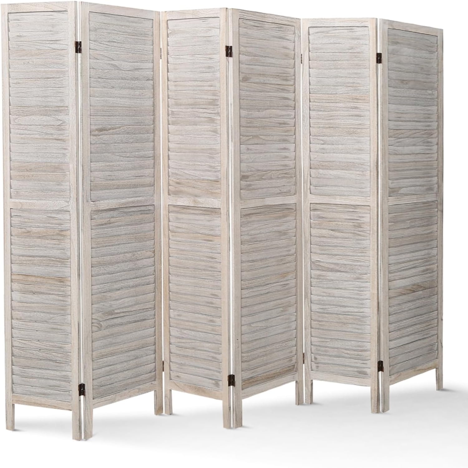 6 Panel Room Divider Wood Room Dividers and Folding Privacy Screens