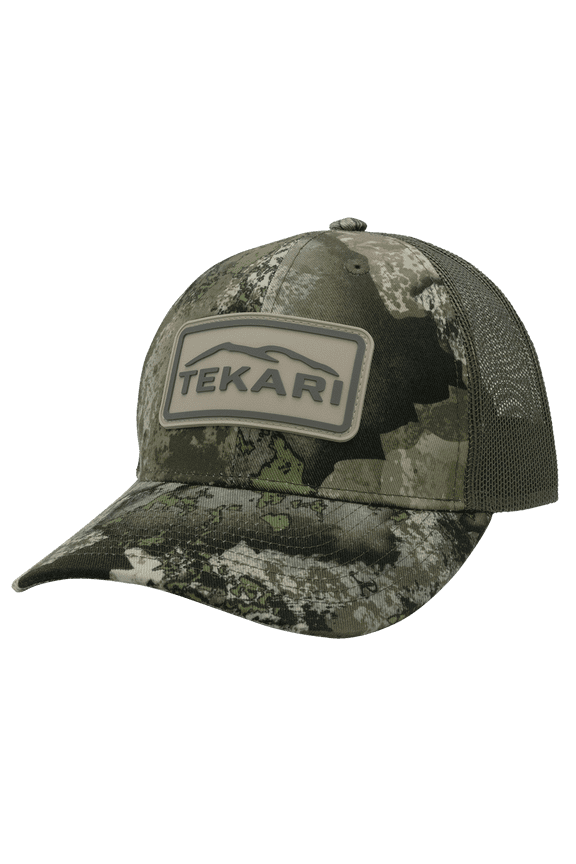 6 Panel Rubber Patch XRC Camo Mesh Back Curved Bill, OSFM