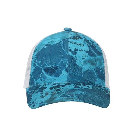 Realtree Fishing WAV3 Provence 6-Panel Cap Structured Mid Profile Snapback, One Size