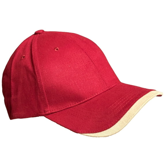 6 Panel Visor two-tone Cotton Adjustable Velcro Unisex Light Weight Baseball trucker Cap Hat One Size Fits Most.
