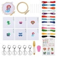 thumbnail image 1 of 6 Patterns Embroidery Kit for Beginners Cross Stitch Kits for Children DIY Craft, 1 of 7