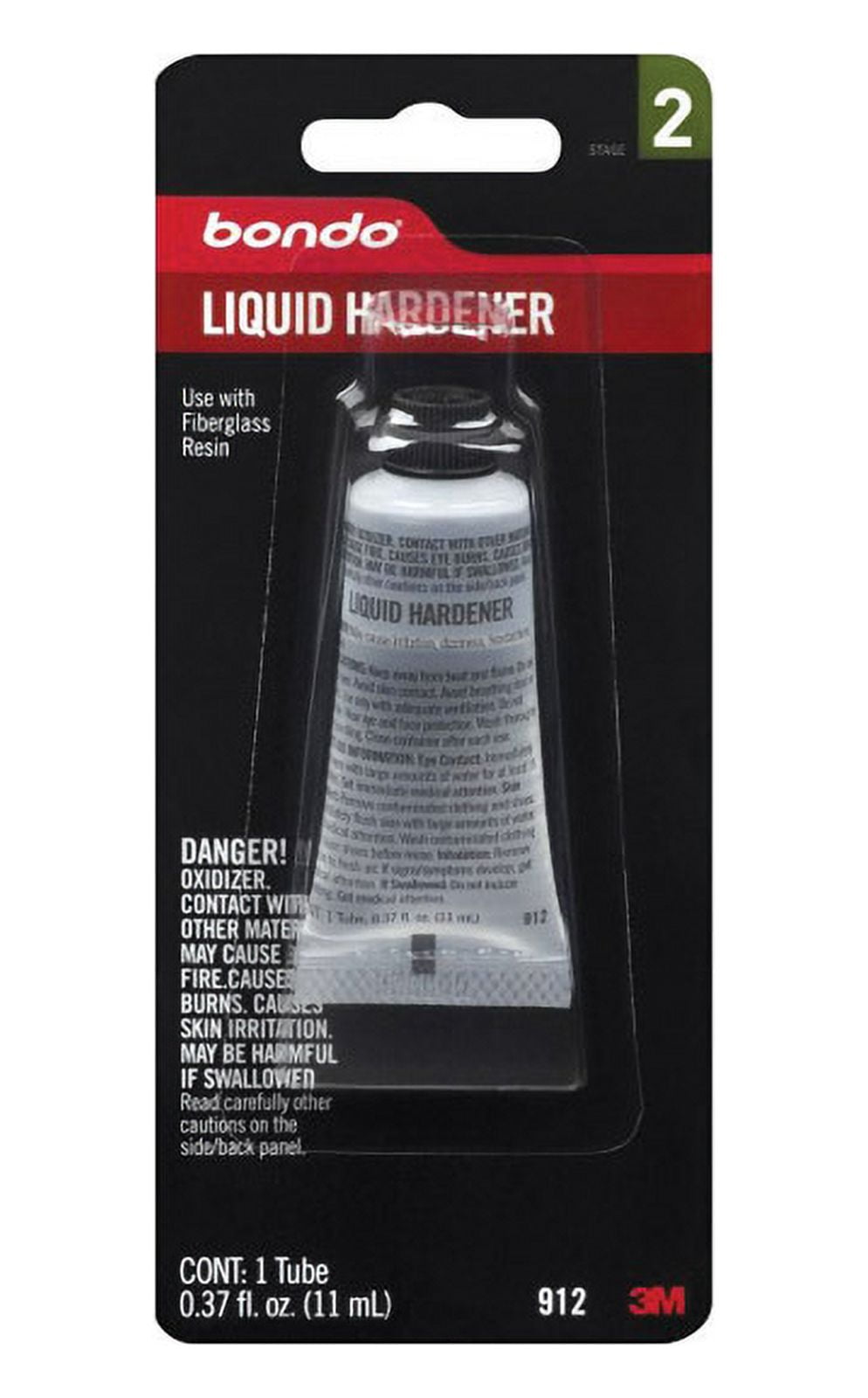 6 Pc, Bondo Liquid Hardener 0.37 Oz