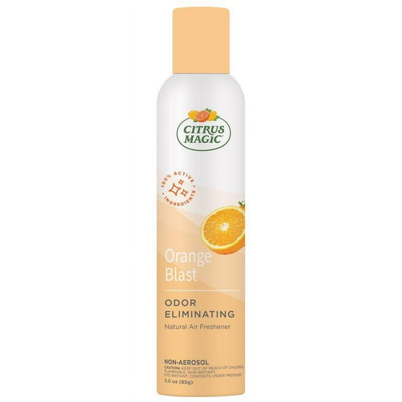 6 Pc, Citrus Magic Fresh Orange Scent Air Freshener Spray 3 Oz Aerosol