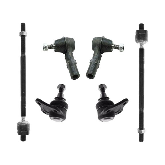 6 Pc Front Inner & Outer Tie Rod Ends Lower Ball Joints Suspension Kit Fits select: 1999-2004 VOLKSWAGEN JETTA, 1998-2010 VOLKSWAGEN NEW BEETLE