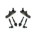 thumbnail image 1 of 6 Pc Front Lower Ball Joints + Outer & Inner Tie Rod Ends Steering & Suspension Kit, 1 of 5
