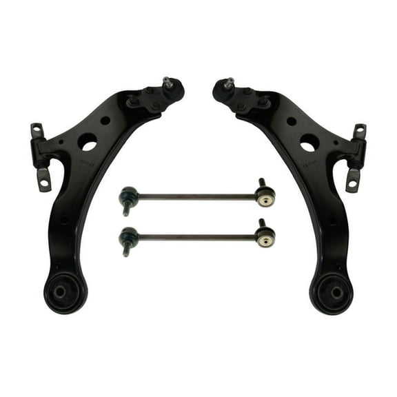 6 Pc Front Lower Control Arm + Ball Joints + Sway Bar Links Suspension Kit Fits select: 2002-2006 TOYOTA CAMRY, 2004-2007 TOYOTA HIGHLANDER