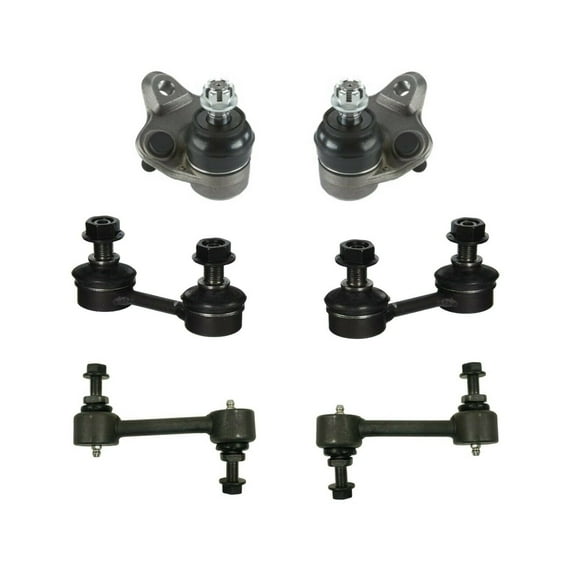 6 Pc Front & Rear Sway Bar Links + Lower Ball Joints Supension Kit Fits select: 2001-2002 TOYOTA COROLLA CE/LE/S, 1998-2000 TOYOTA COROLLA VE/CE/LE
