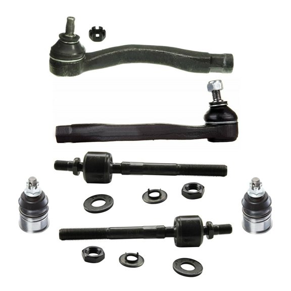 6 Pc Front Suspension Kit Inner & Outer Tie Rod Ends and Lower Ball Joints Fits select: 1990-1993 ACURA INTEGRA