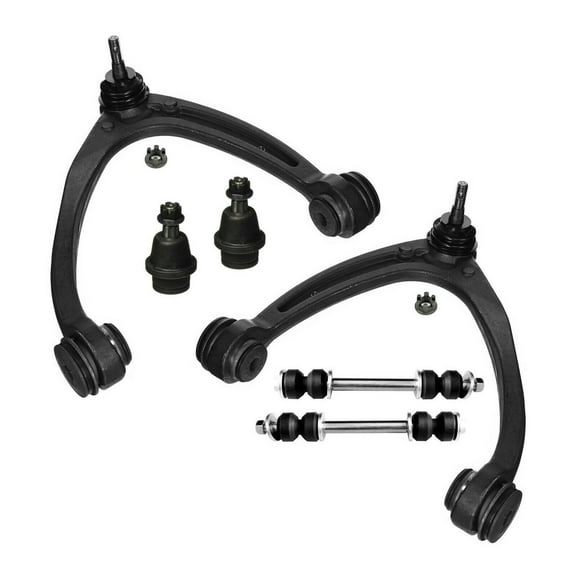 6 Pc Front Suspension Left Right Stabilizer Bar Links Control Arm Lower Ball Joints Kit