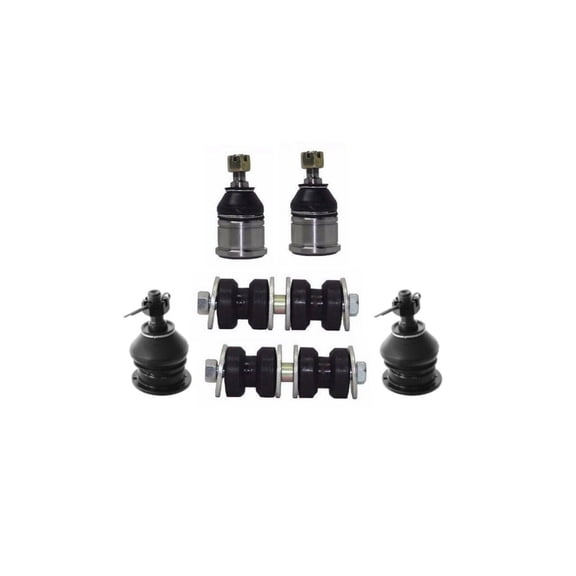 6 Pc Front Suspension Sway Bar Links Upper & Lower Ball Joints Kit Passenger & Driver Side Fits select: 1990-1997 HONDA ACCORD, 1996-1999 ISUZU OASIS