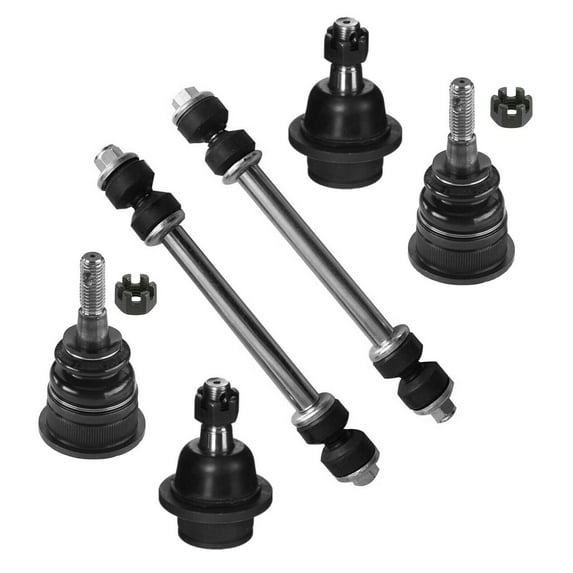 6 Pc Front Suspension Upper & Lower Ball Joints + Sway Bar End Links Set Fits select: 2002-2005 FORD EXPLORER, 2002-2005 MERCURY MOUNTAINEER