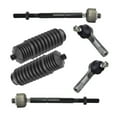 thumbnail image 1 of 6 Pc Front Tie Rod Ends Outer Inner + Rack & Pinion Bellow Boots Steering Kit Fits select: 1995-2006 NISSAN SENTRA, 1995-1998 NISSAN 200SX, 1 of 9