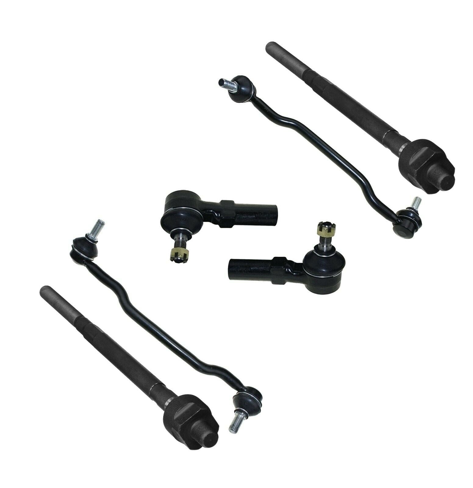 6 Pc Front Tie Rod Ends Outer & Inner + Sway Bar Links Suspension Kit Fits select: 2002-2006 NISSAN ALTIMA, 2004-2008 NISSAN MAXIMA