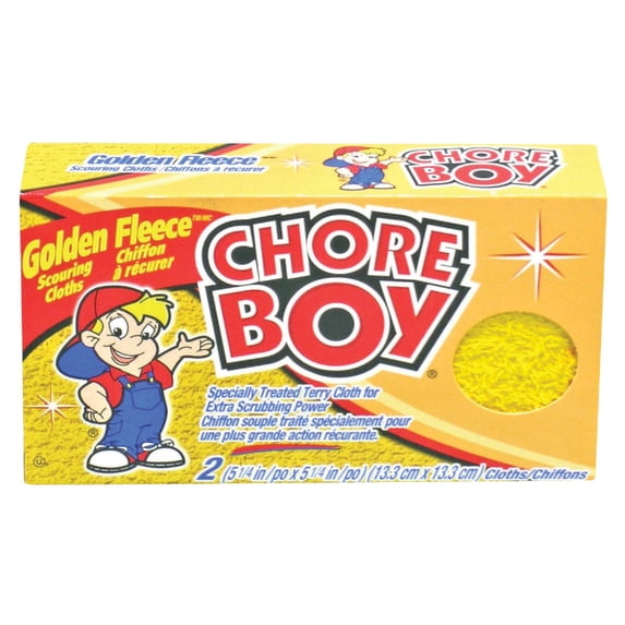 6 Pc Golden Fleece Chore Boy Scrubbing Cleaning Scouring Pads 2/Box 00217