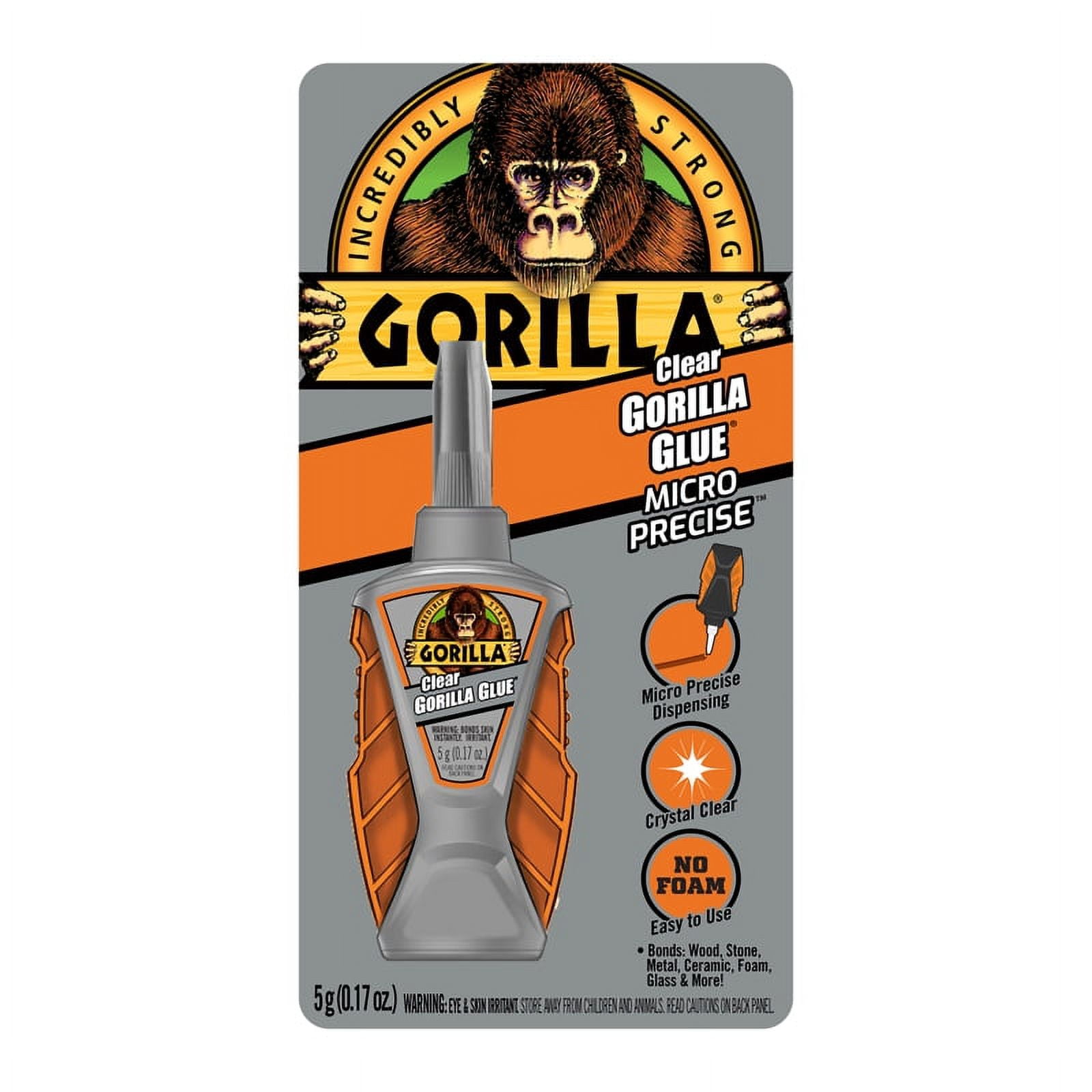 6 Pc, Gorilla Micro Precise High Strength Hybrid Adhesive Glue 5 Gm