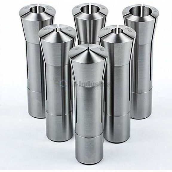 6 Pc High Precision R8 Collet Set Fractional 1/8" to 3/4" for Milling Machine