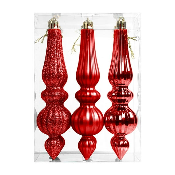 6 Pc Icicle Dropping Christmas Ornament Christmas Hanging Decoration Indoor Outdoor Christmas Tree Decoration