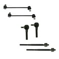 thumbnail image 1 of 6 Pc Kit Front Inner & Outer Tie Rod Ends + Front Sway Bar End Link, 1 of 1