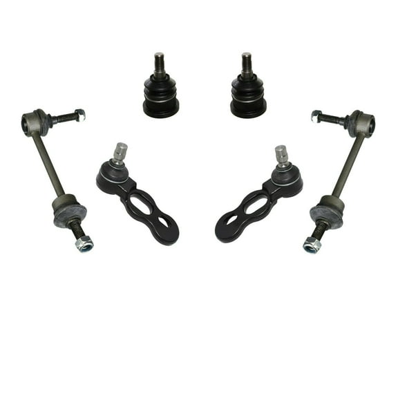 6 Pc Kit Front Upper & Lower Ball Joints Sway Bar Ends Fits select: 1999-2002 MERCURY GRAND MARQUIS LS, 1998-2002 FORD CROWN VICTORIA POLICE INTERCEPTOR
