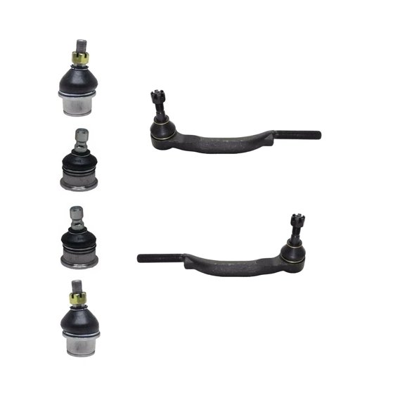 6 Pc Kit Steering & Suspension Kit Tie Rod Ends Outer Inner Ball Joints Fits select: 2002-2006 CHEVROLET TRAILBLAZER, 2002-2007 GMC ENVOY