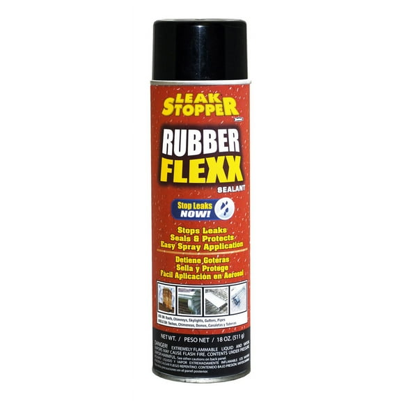 6 Pc, Leak Stopper Rubber Flexx Gloss Black Rubber Polymers Leakseal Flexible Rubber Sealant 18 Oz