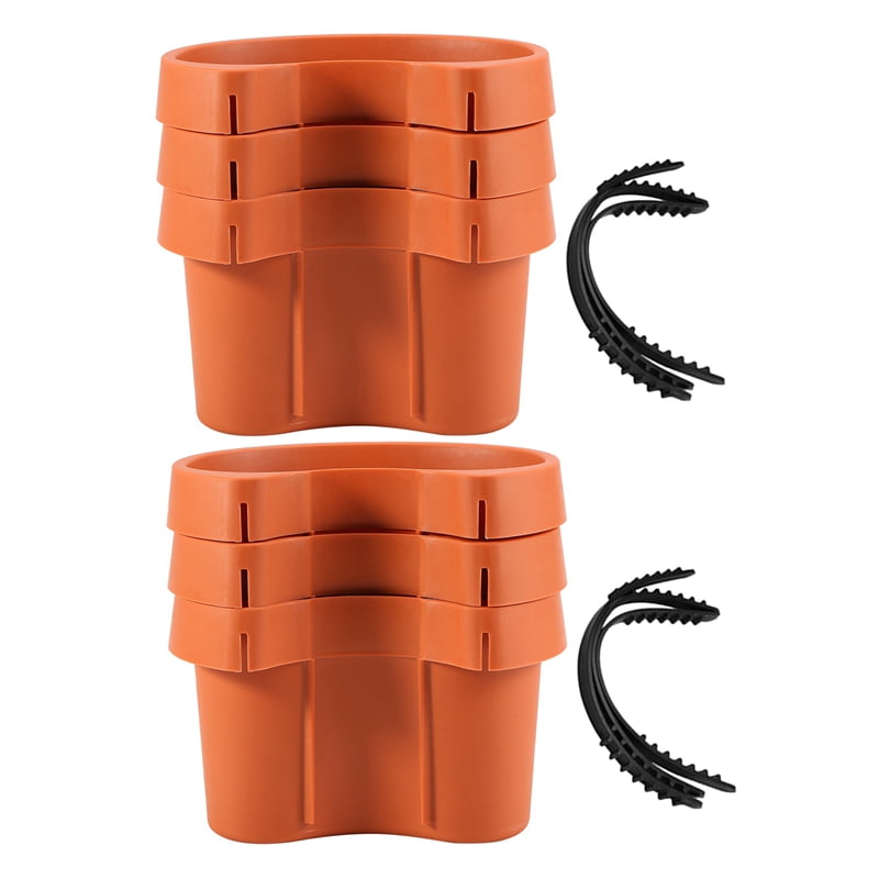 6 Pc/Lot Gutter Downspout Garden Flower Pot Drain Pipe Flower Pots Tubs Drain Pipe Garden