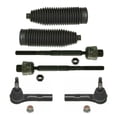 thumbnail image 1 of 6 Pc New Steering Kit Front Outer Inner Tie Rod Ends & Bellow Boots Fits select: 2005-2010 DODGE DAKOTA, 2006-2009 MITSUBISHI RAIDER, 1 of 8