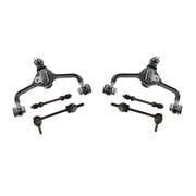 6 Pc New Suspension Kit Upper Control Arm with Ball Joints Front & Rear Sway Bar Links Fits select 1998-2002 MERCURY GRAND MARQUIS, 1998-2002 FORD CROWN VICTORIA