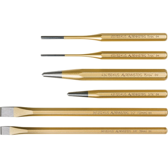 6 Pc Punch and Chisel Set 9R400006