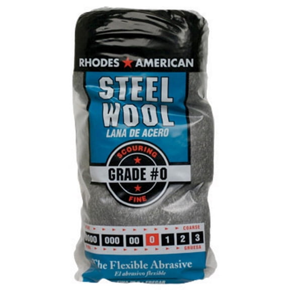 6 Pc, Rhodes American 0 Grade Fine Steel Wool Pad 12 Pk
