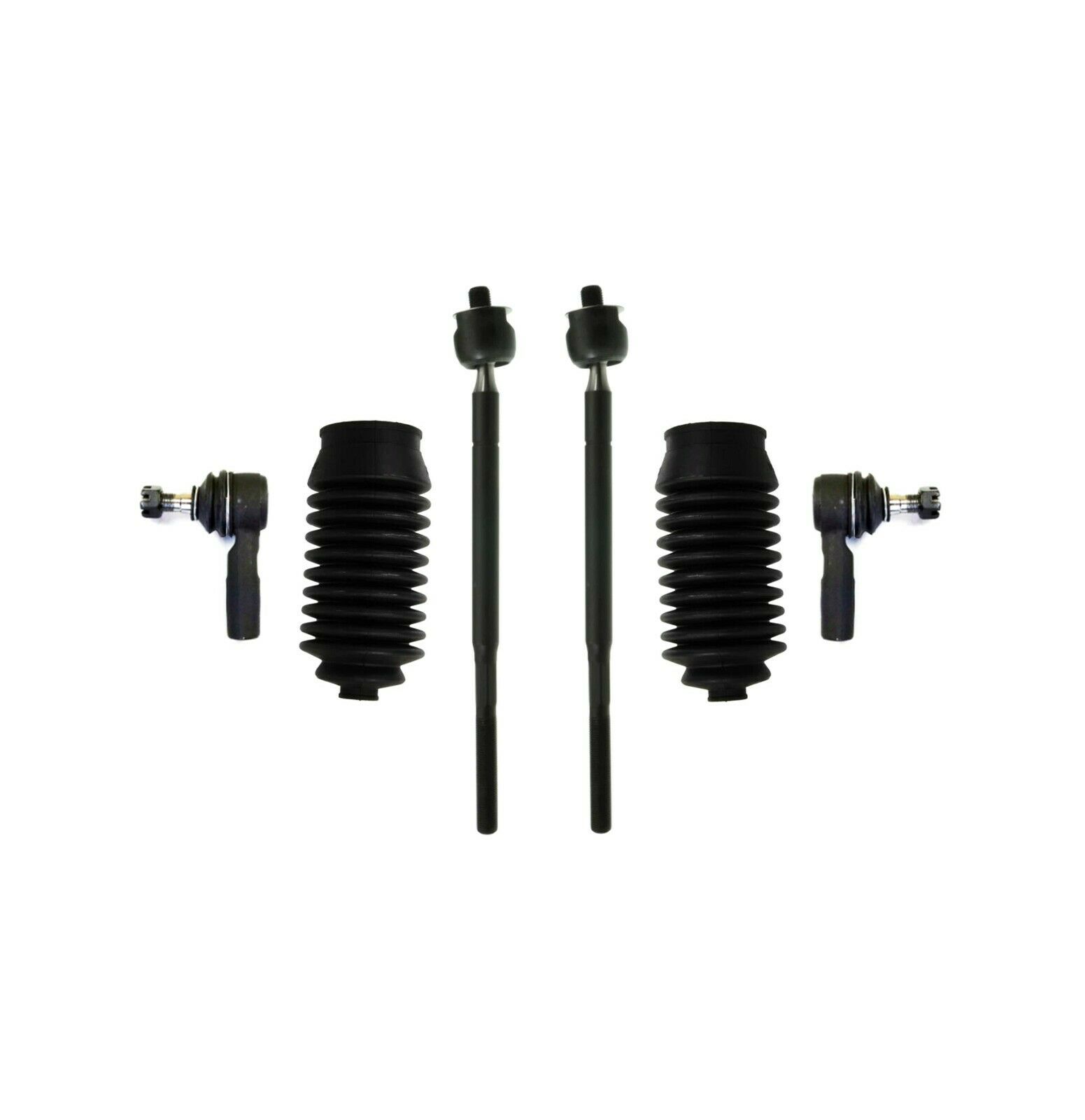 Aazon.co: SCITOO 6pcs 2WD Front Suspension Kit Inner Tie Rod End Outer Tie Rod End Steering
