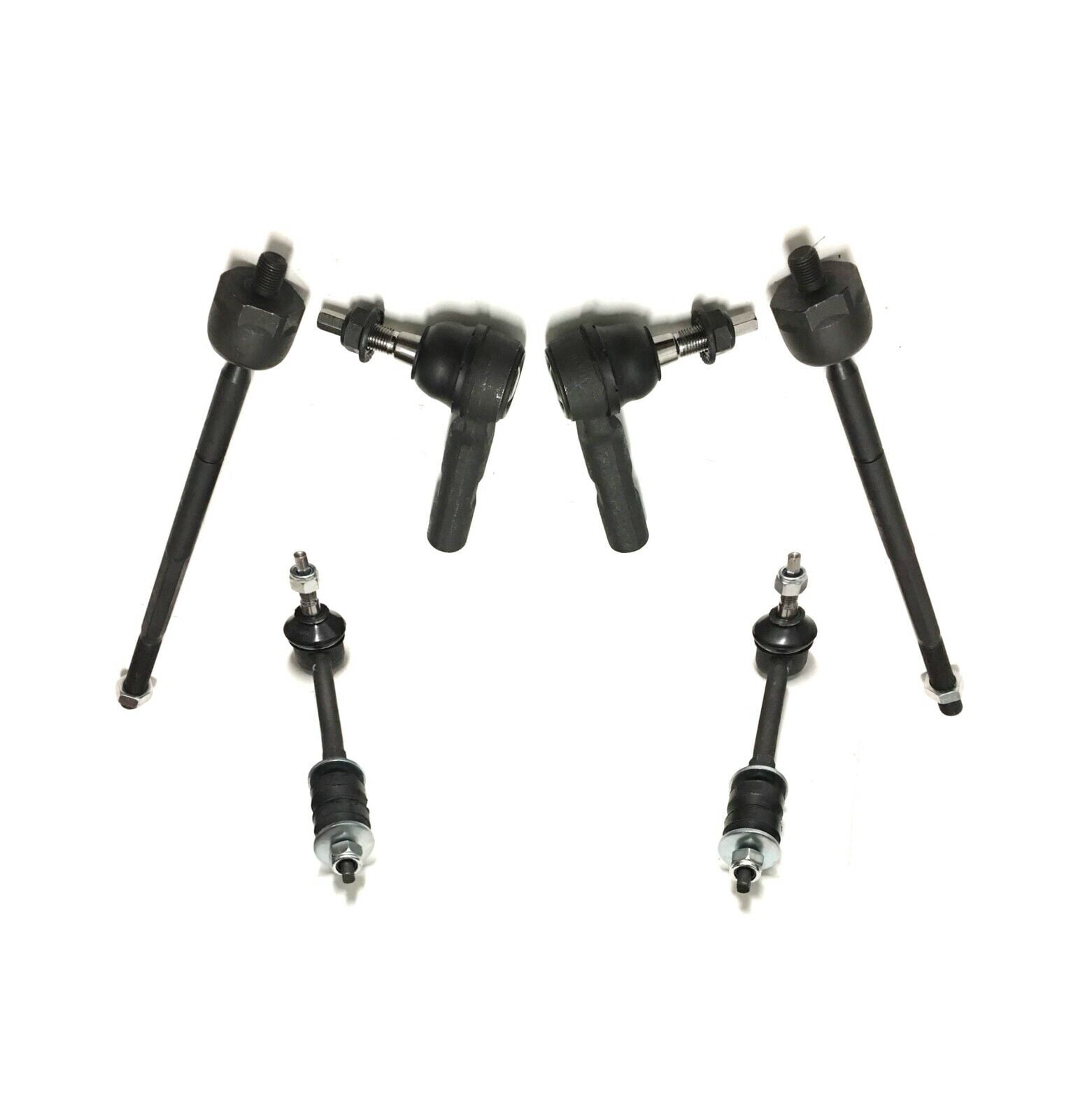 6 Pc Steering Suspension Front Outer Inner Tie Rod Ends Sway Bar Links Kit Compatible with RWD Models Fits select: 2000-2004 DODGE DAKOTA, 2000-2003 DODGE DURANGO