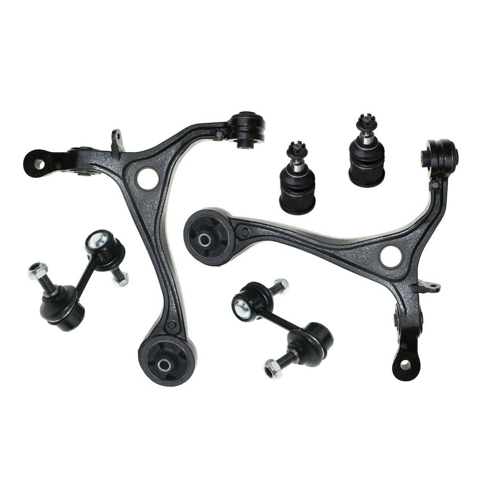 6 Pc Suspension Sway Bar Link Lower Control Arm Left Right Side + Lower