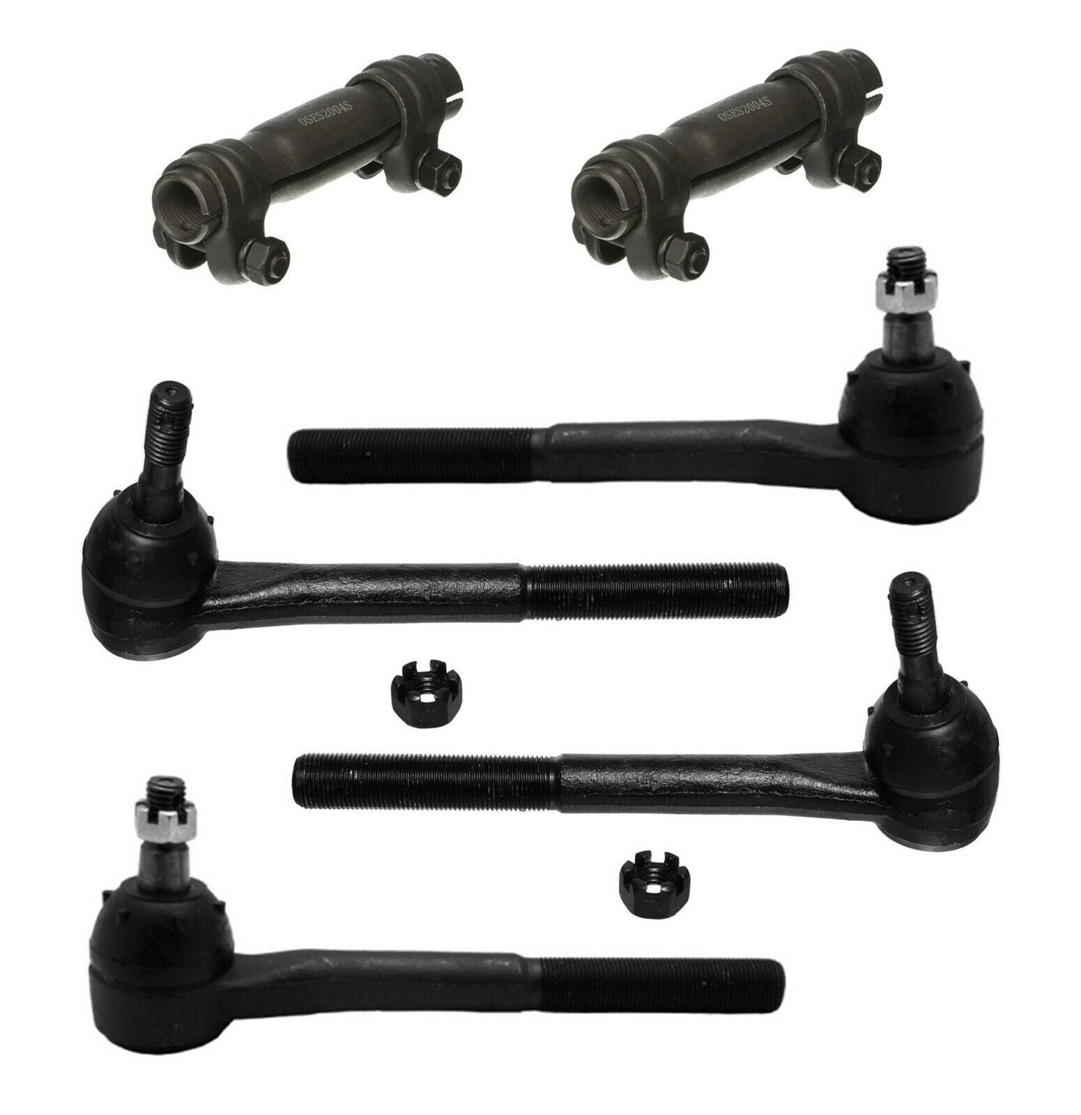 6 Pc Tie Rod Ends Inner & Outer + Adjusting Sleeves Steering Kit Fits select: 1988-2000 CHEVROLET GMT-400, 1995-2000 CHEVROLET TAHOE