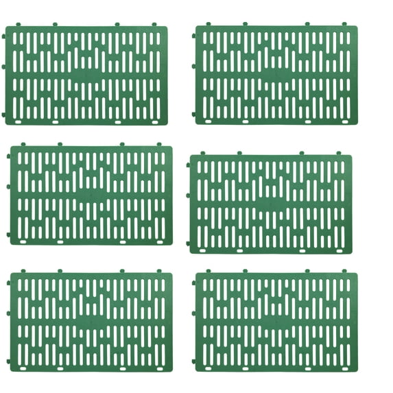 6 Pc Tree Trunk Protector Guard Lawn and Garden Green Adjustable ...
